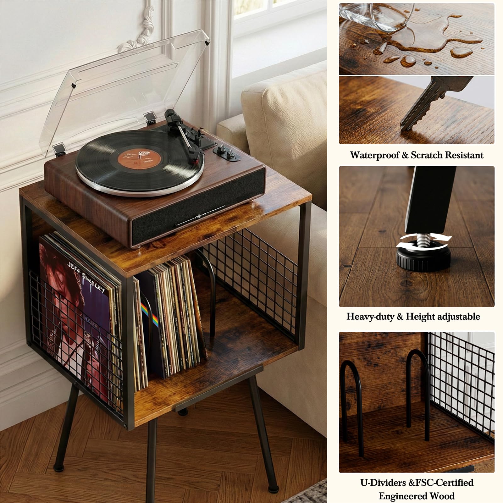 Faesun front display groove adds decorative charm