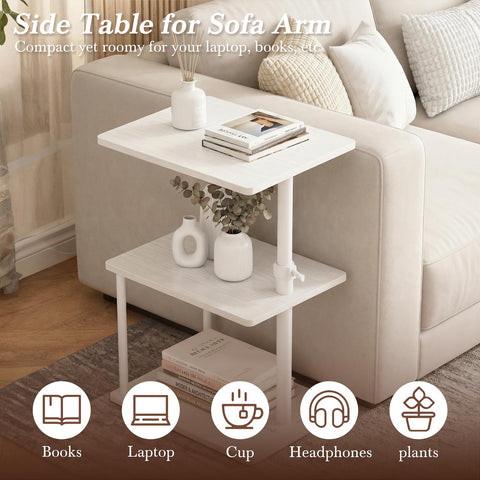 Faesun swivel coffee table ideal for small spaces