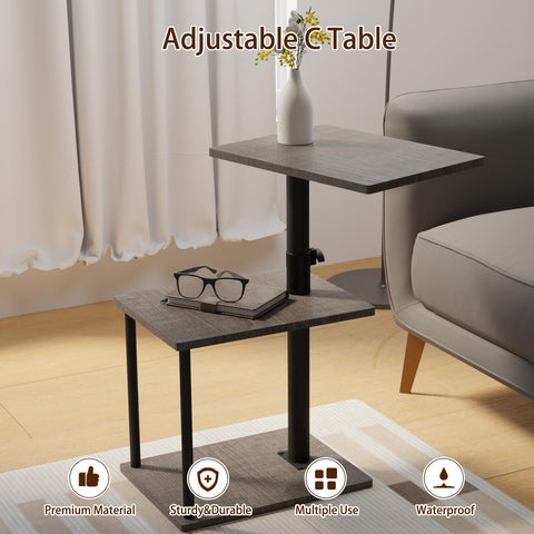 Faesun small-space design fits beside sofa or recliner, saving floor area.