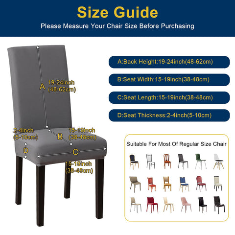 Fafua chair covers elastic band demonstrates secure fit on chairs