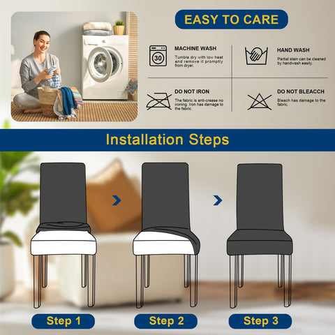 Fafua chair covers size fit illustrates broad chair compatibility