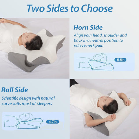 Fagofid Doreve Cloudfaser Pillow breathable cover promoting airflow for cooler sleep.