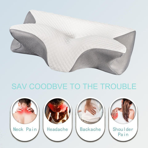 Fagofid Doreve Cloudfaser Pillow memory foam core adapts to your shape.
