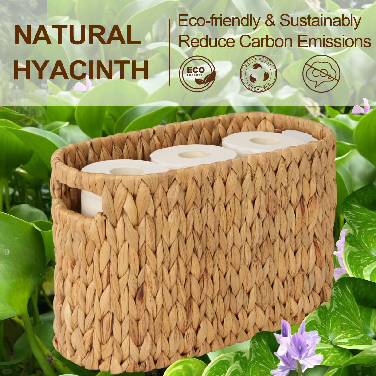 FairyHaus versatile storage basket holds magazines and toiletries for clutter-free spaces.