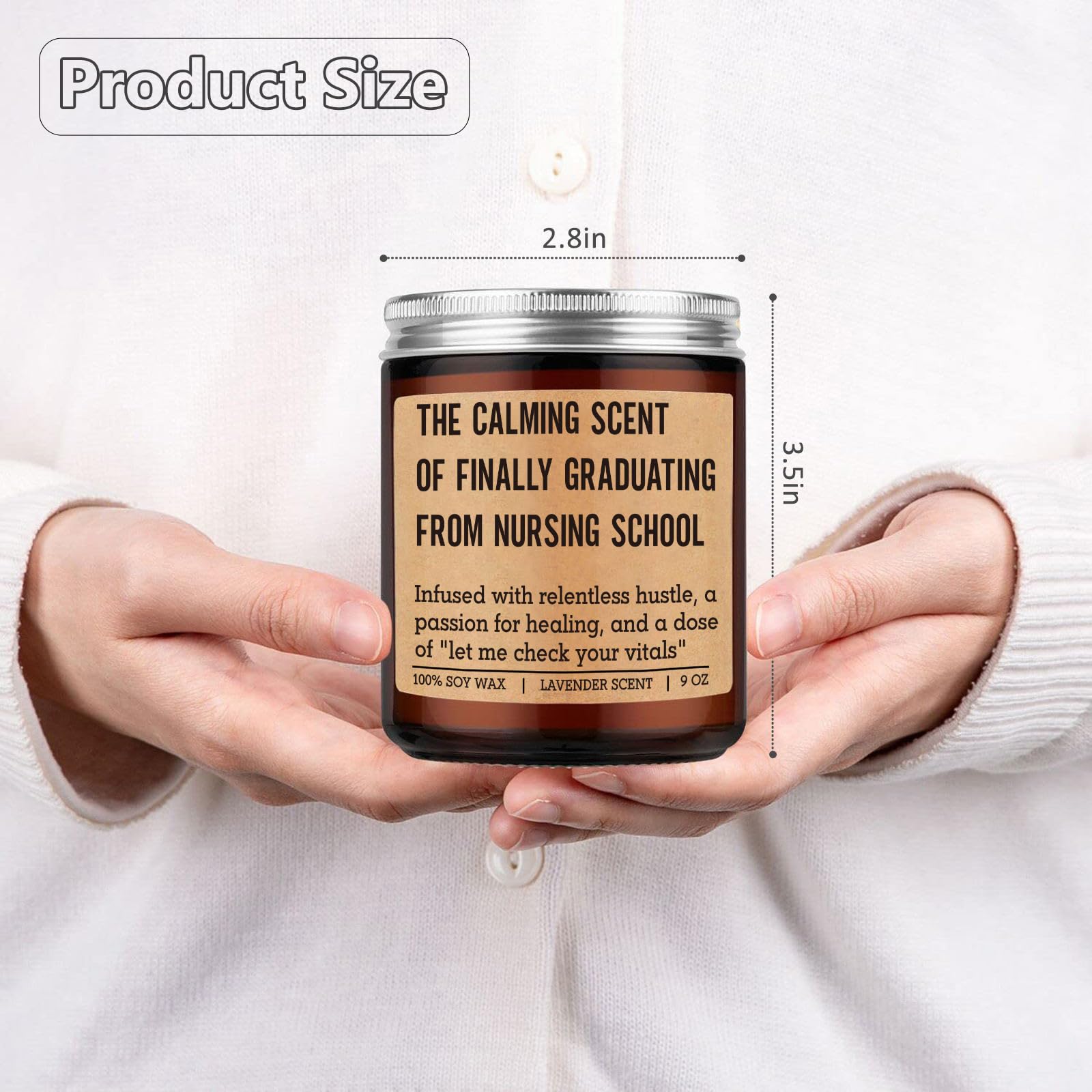Fairy's Gift 9-ounce candle offers about 50 hours of ambiance.