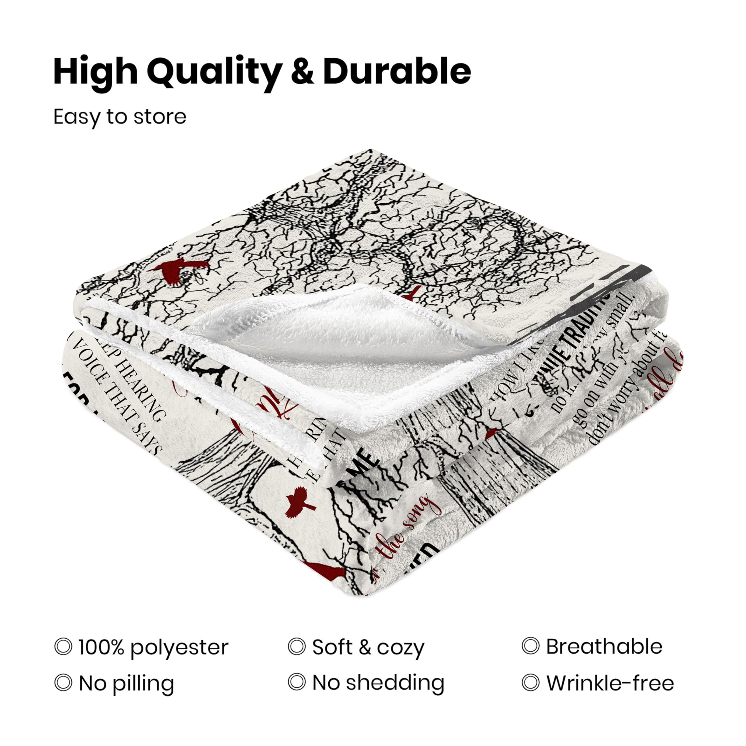 FAIVHSO cozy reading blanket ideal for quiet evenings
