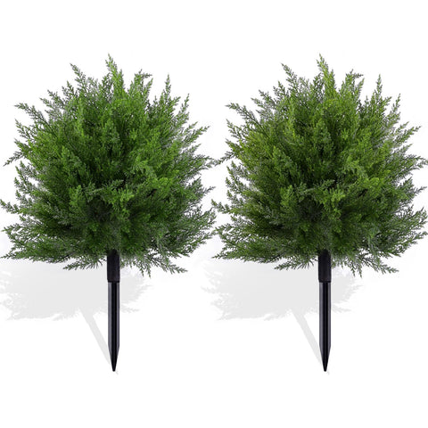 FAJUNZH gift-ready cedar topiary for seasonal decorating.