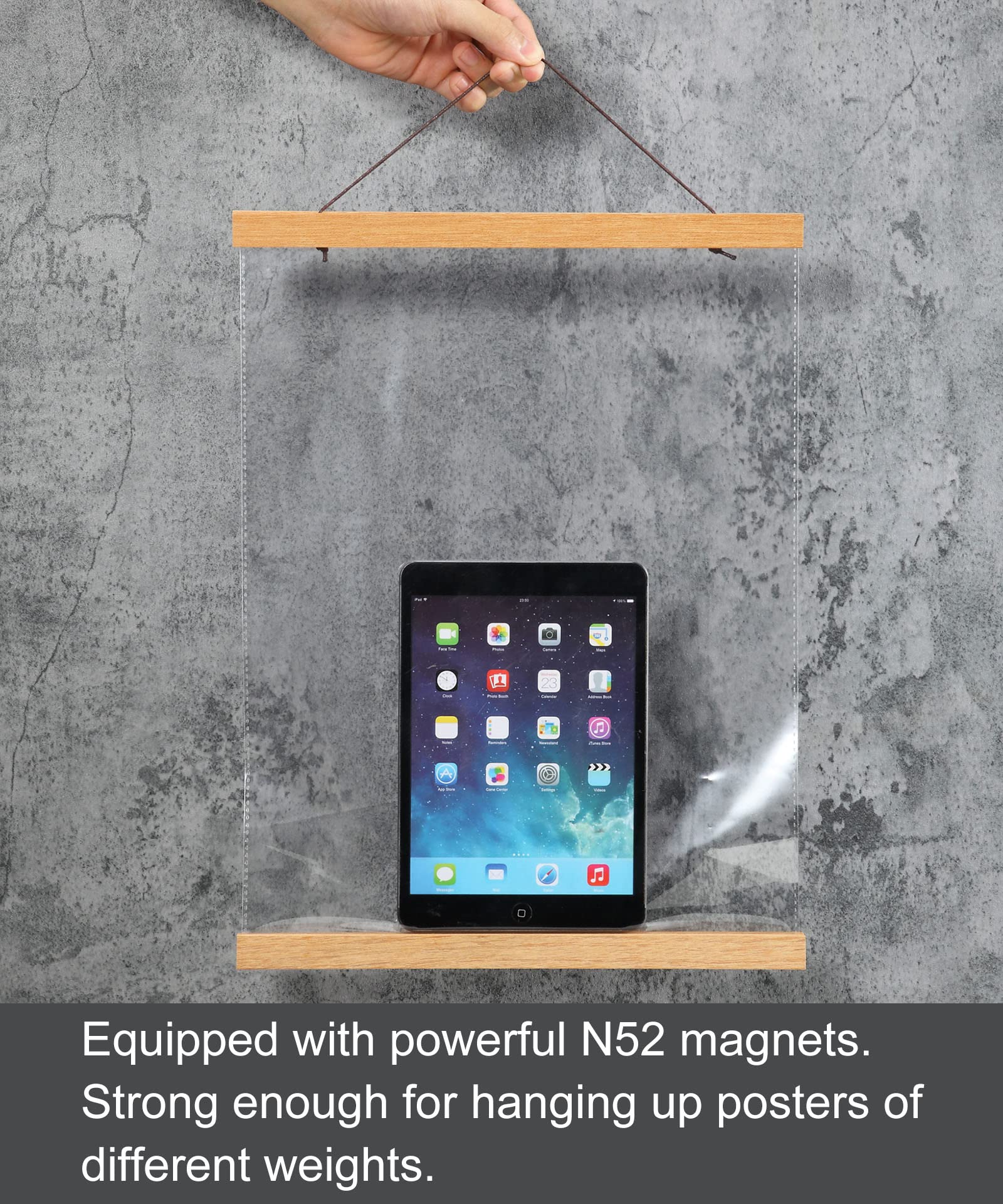 FALAMON 36-inch poster hanger ready for 36x24, 36x48, or 36x18 artworks.