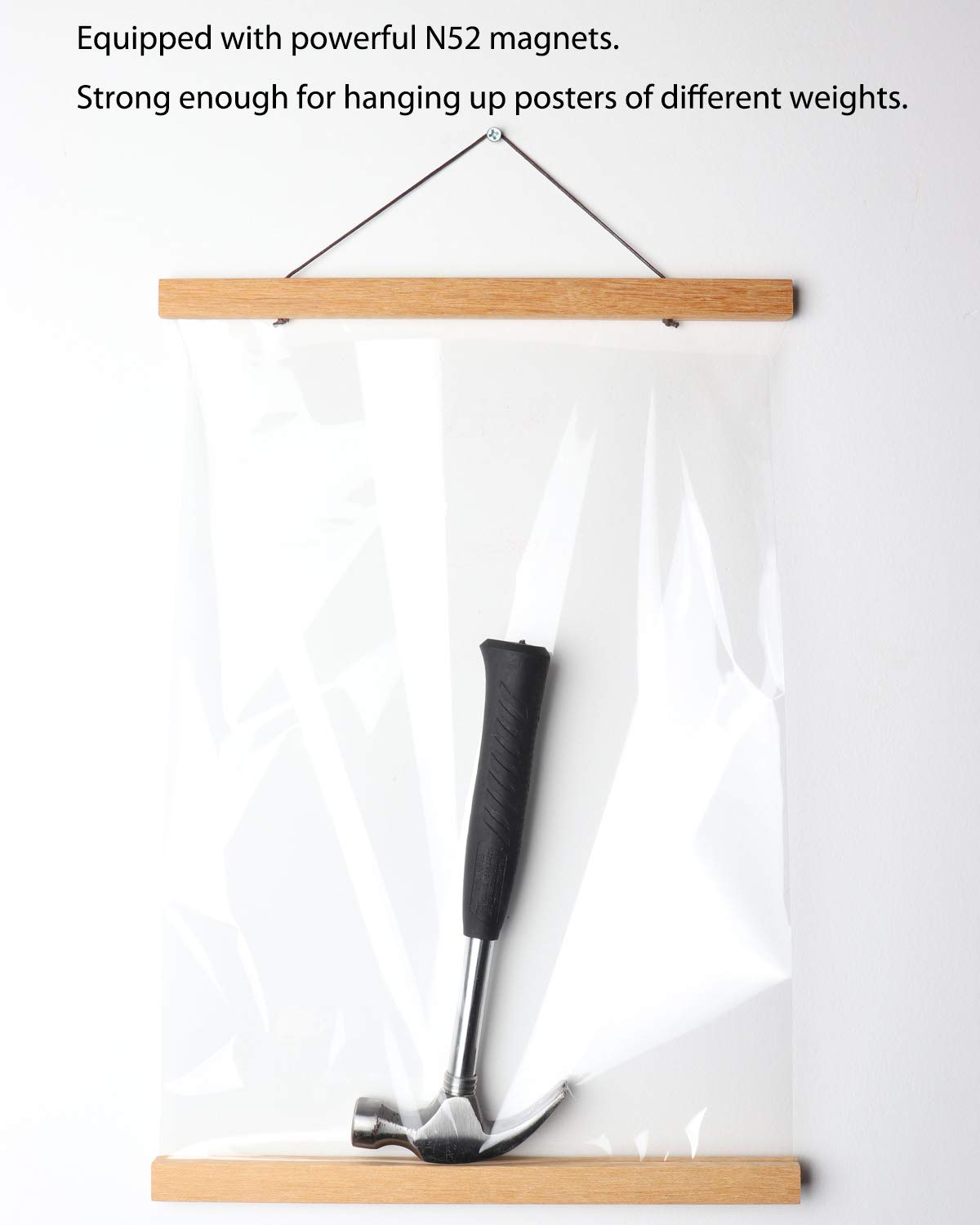 FALAMON teak wood finish adds warmth and natural texture to displays.