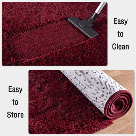 FALARK bedroom decor soft rug, cozy underfoot for relaxation.