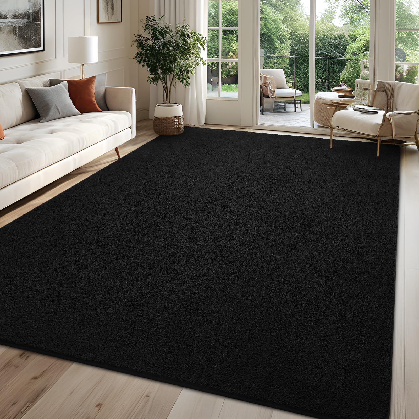 FALARK memory foam layer provides cushioned comfort on cold floors.
