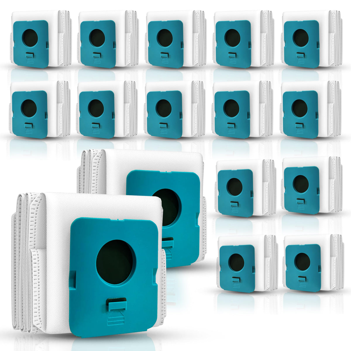 FAMELEC Bespoke Jet dust bags 16-pack for efficient filtration.