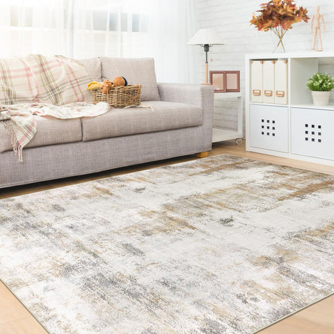 Famibay beige camel neutral rug complements living rooms and bedrooms with versatile tones