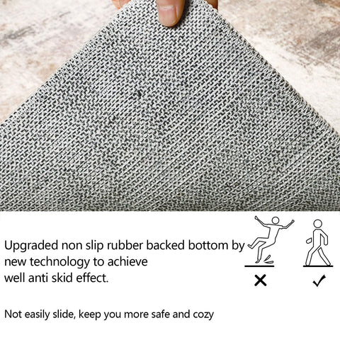 Famibay folded packaging area rug ships flat and unfolds easily
