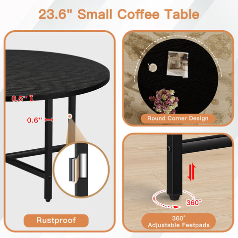 Compact size fits small spaces and balconies for casual use.