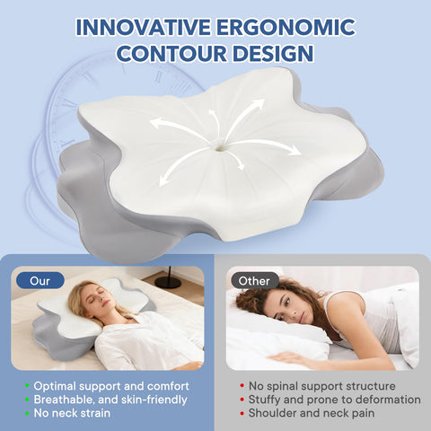 FAMKCY removable-breathable pillowcase stays cool and soft against skin.
