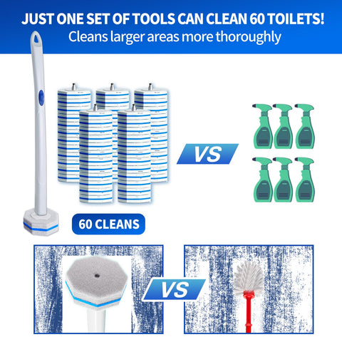 FAMYLI pre-filled cleaning pads release cleaner on contact.