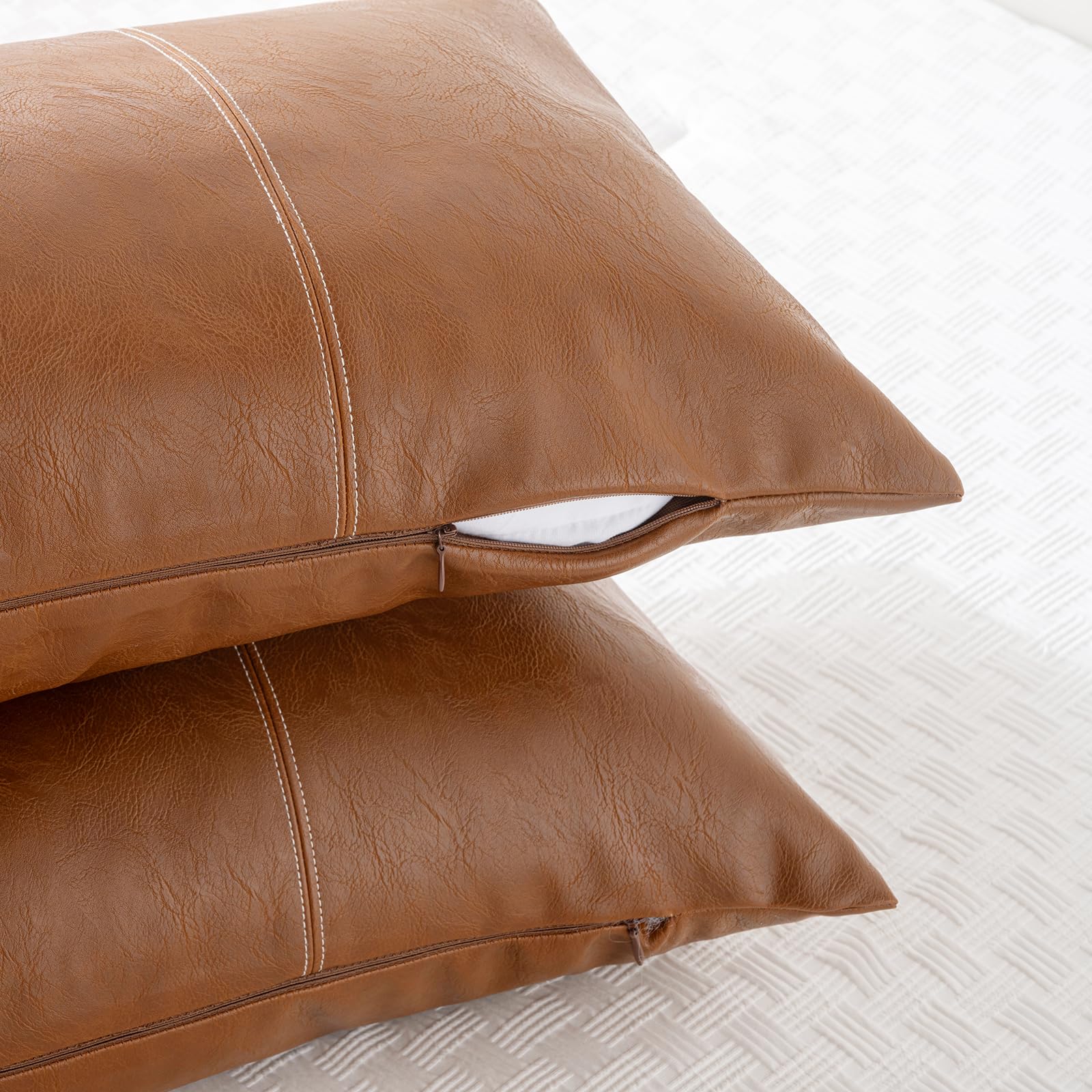 Fancy Homi hand stitched decorative pillow cover for refined appeal