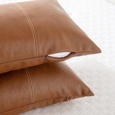 Fancy Homi hand stitched decorative pillow cover for refined appeal