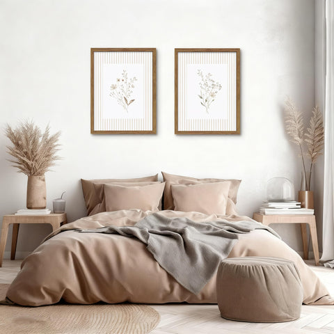 FancyNew floral prints pair gracefully with Scandinavian interiors.