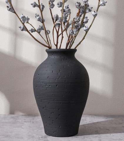 FancyPlus ceramic vase 9in ideal centerpiece for any room.