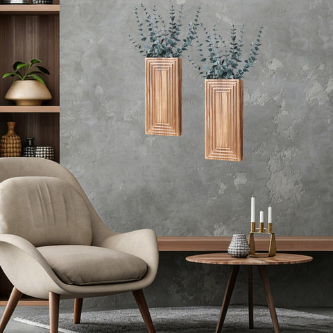 FancyPlus vase by fireplace mantel creates cozy focal point