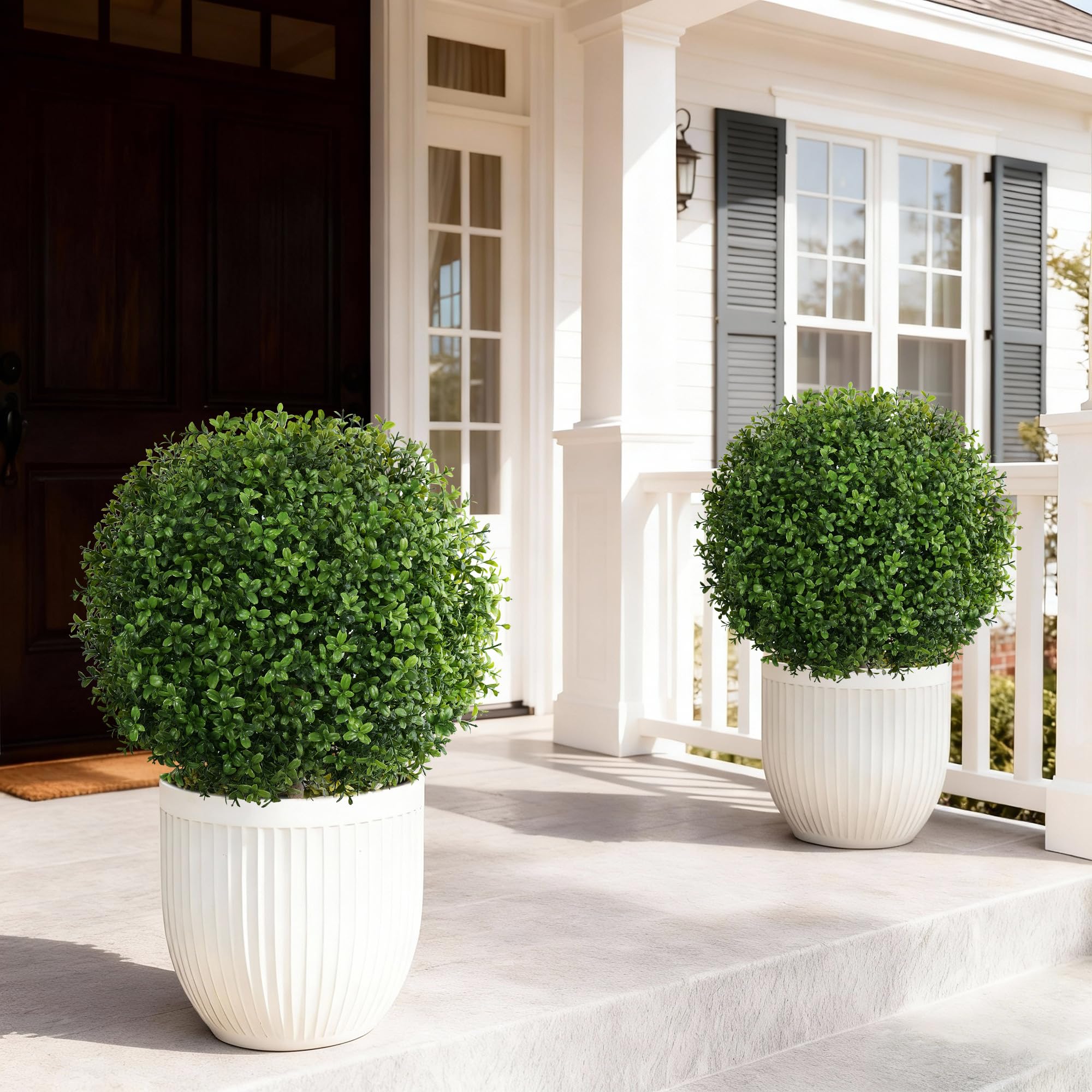 FancyPlus front porch topiary frames entryways with welcoming greenery.