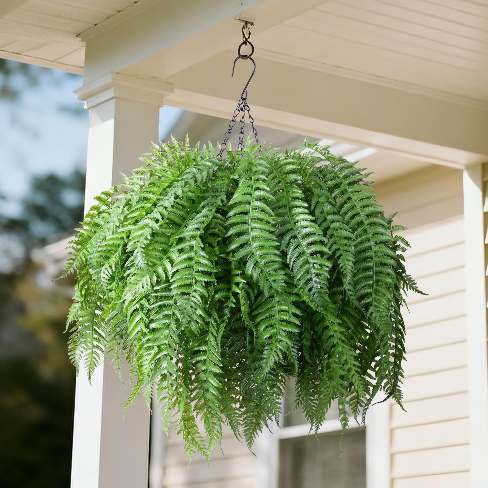 FancyPlus hanging-basket outdoor decor setup for patios, balconies, and garden spaces.