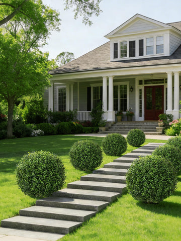 FancyPlus holiday topiary displays seasonal charm without watering or pruning.