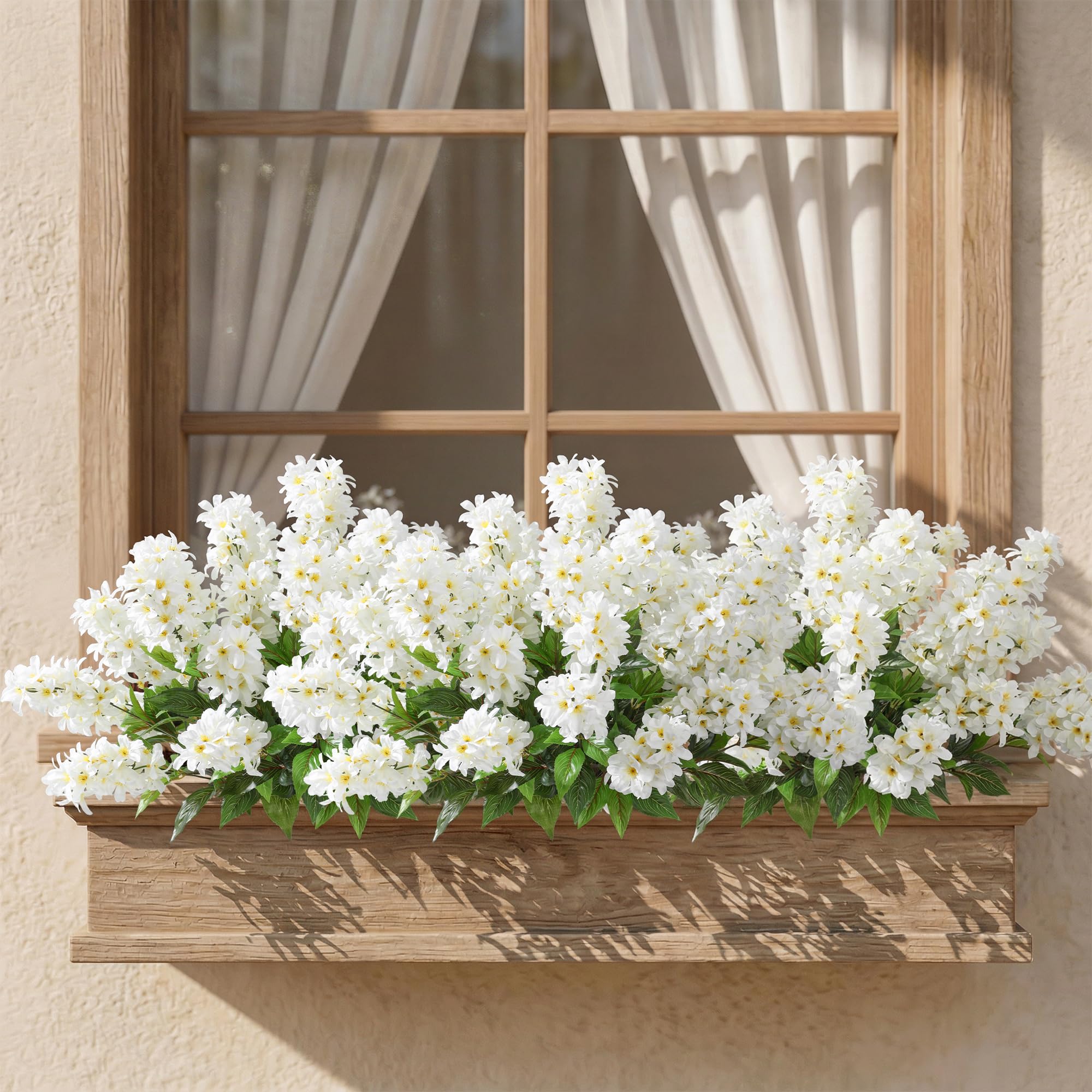 FancyPlus outdoor hyacinth flowers are UV resistant and fade-proof.