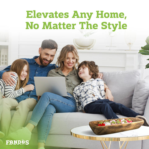 FANDOS dining room display bowl offers versatile styling options