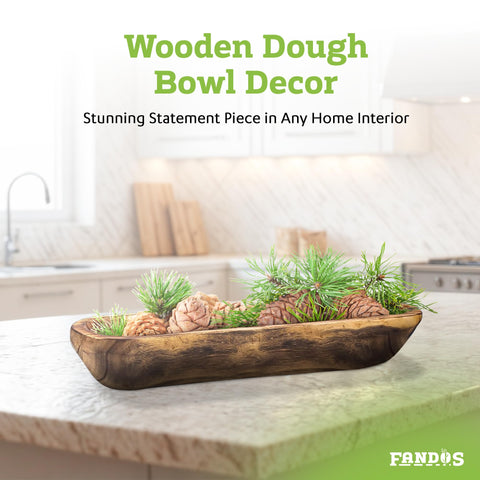 FANDOS dough bowl entryway key bowl keeps essentials neatly organized