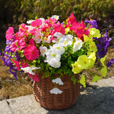 Fanfantoey realistic morning glory boosts curb appeal outdoors.