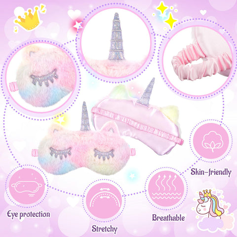 Fanfanwin plush eye masks add a playful spa vibe