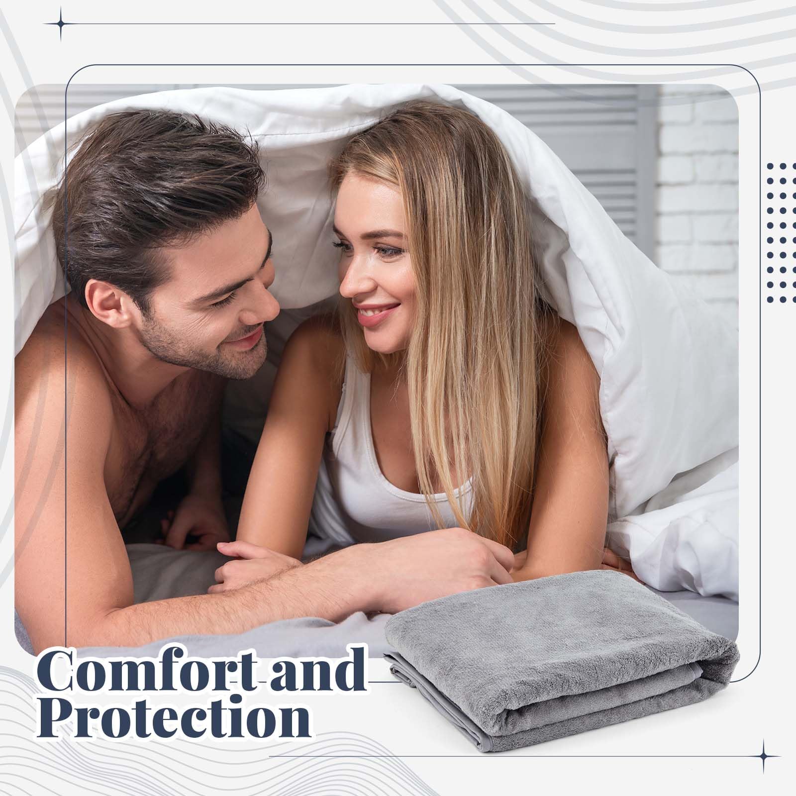 Fanfanwin versatile bed and couch protector for everyday use.