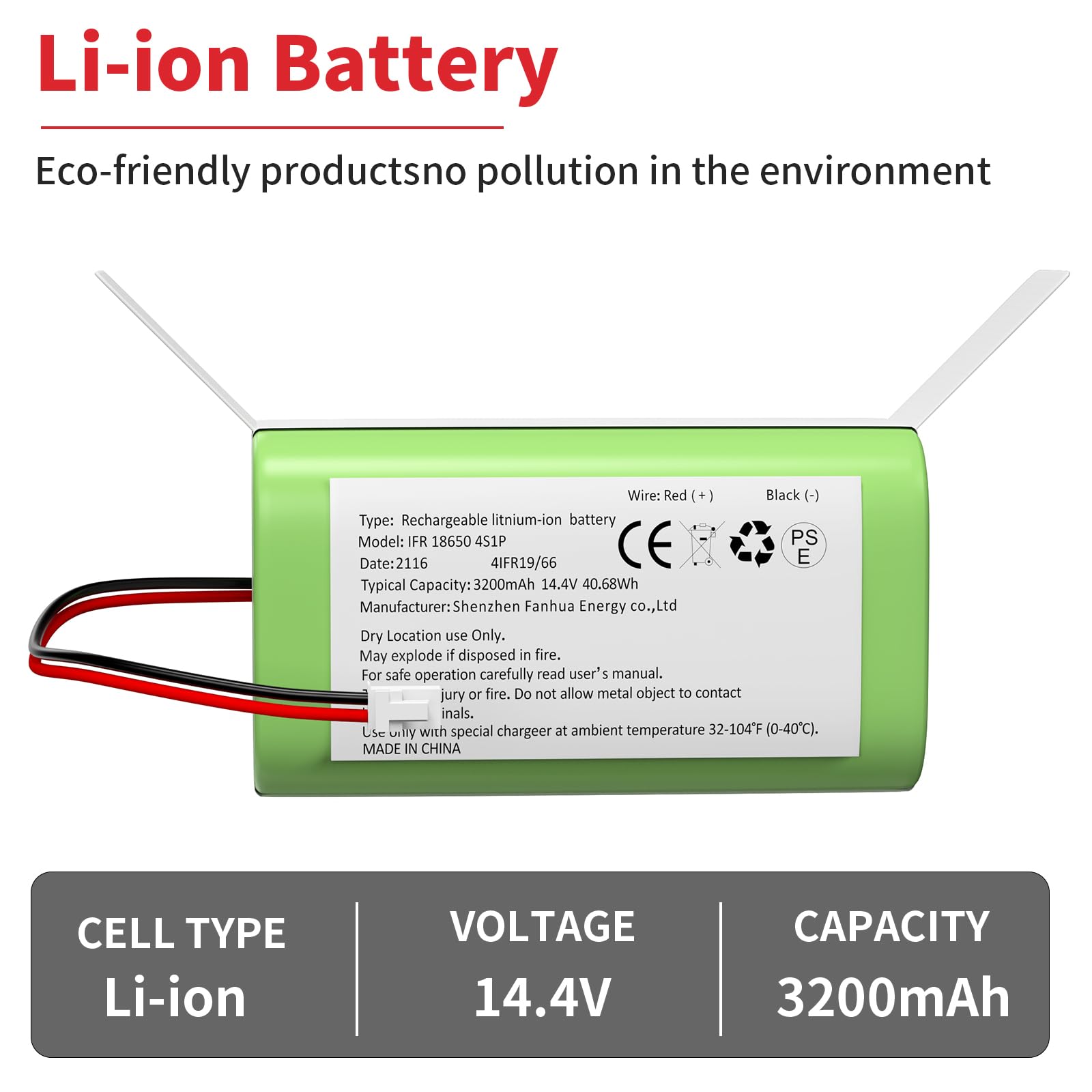 Fanhua RVBAT850 CE ROHS certifications indicate safe, compliant operation.