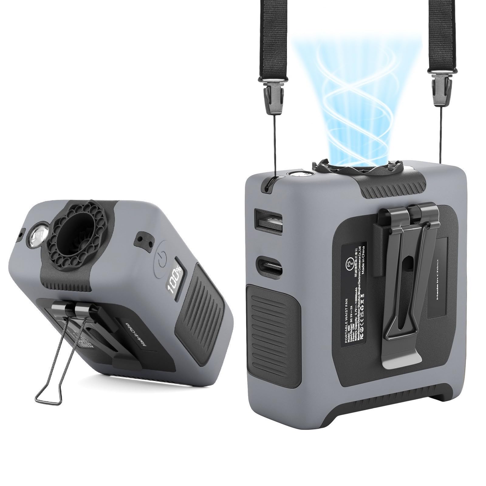 FansyJKJ built-in flashlight increases illumination during outdoor use.