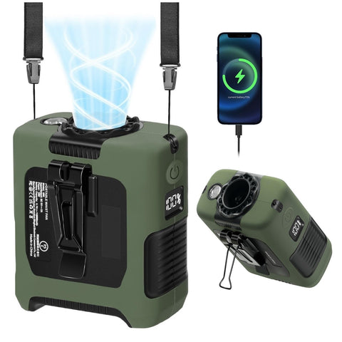 FansyJKJ long battery life supports extended camping or travel.