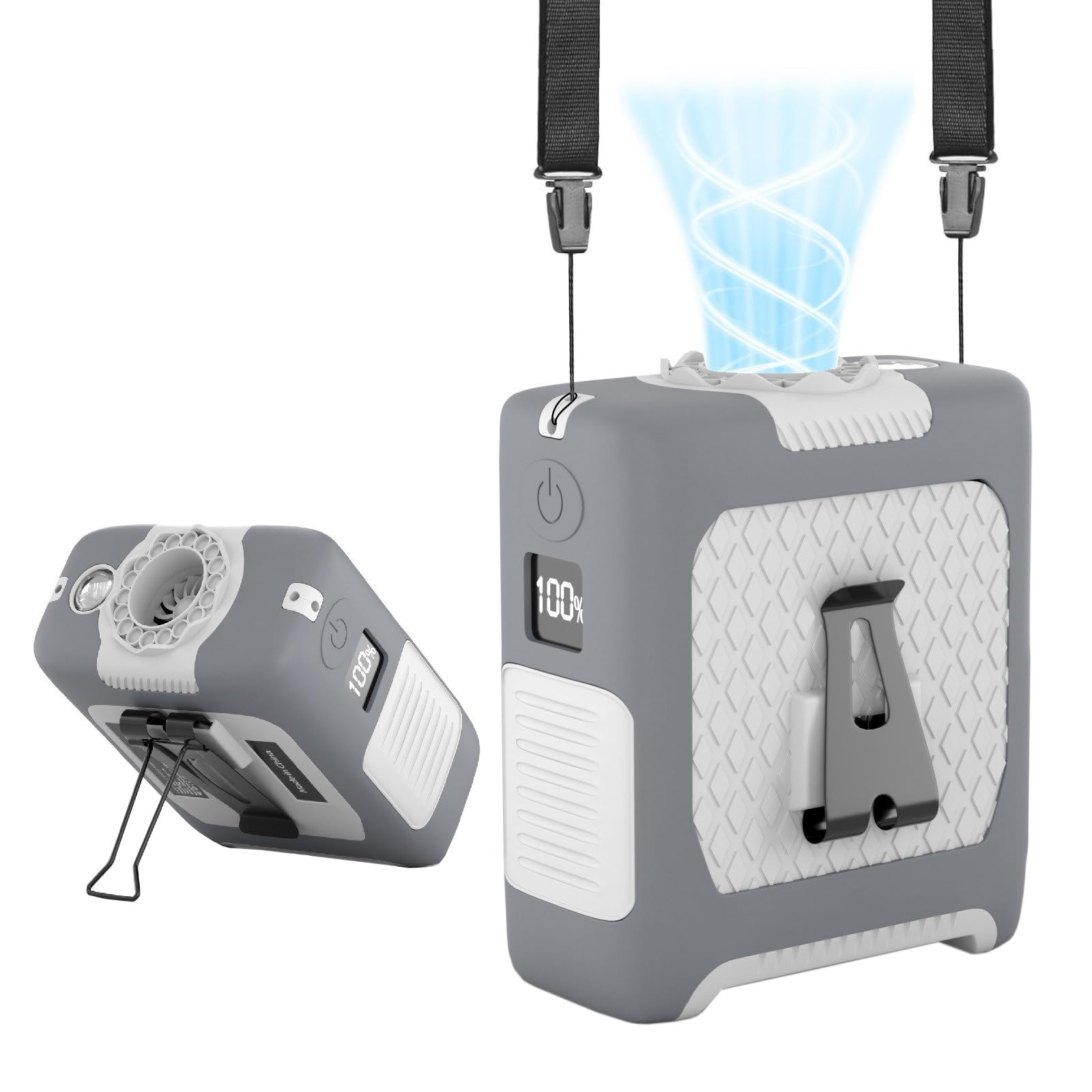 FANSYJKJ portable waist fan clipped on a belt for on-the-go cooling