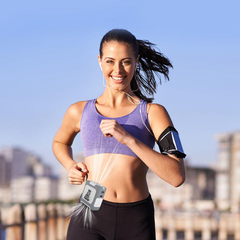 FANSYJKJ portable waist fan worn around the neck for hands-free comfort