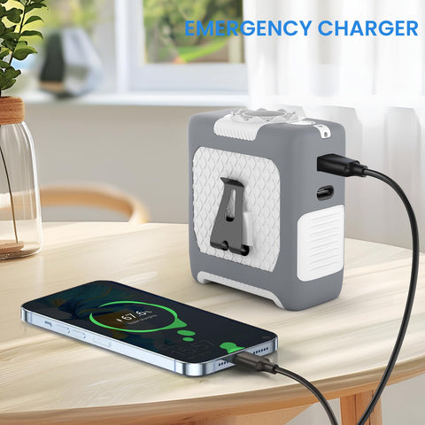 FANSYJKJ USB-C charging keeps the fan ready with quick power