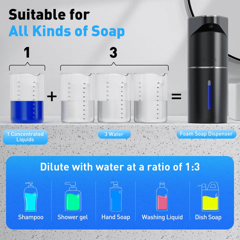 Fantictas 3-gear control lets you set dispensing duration.