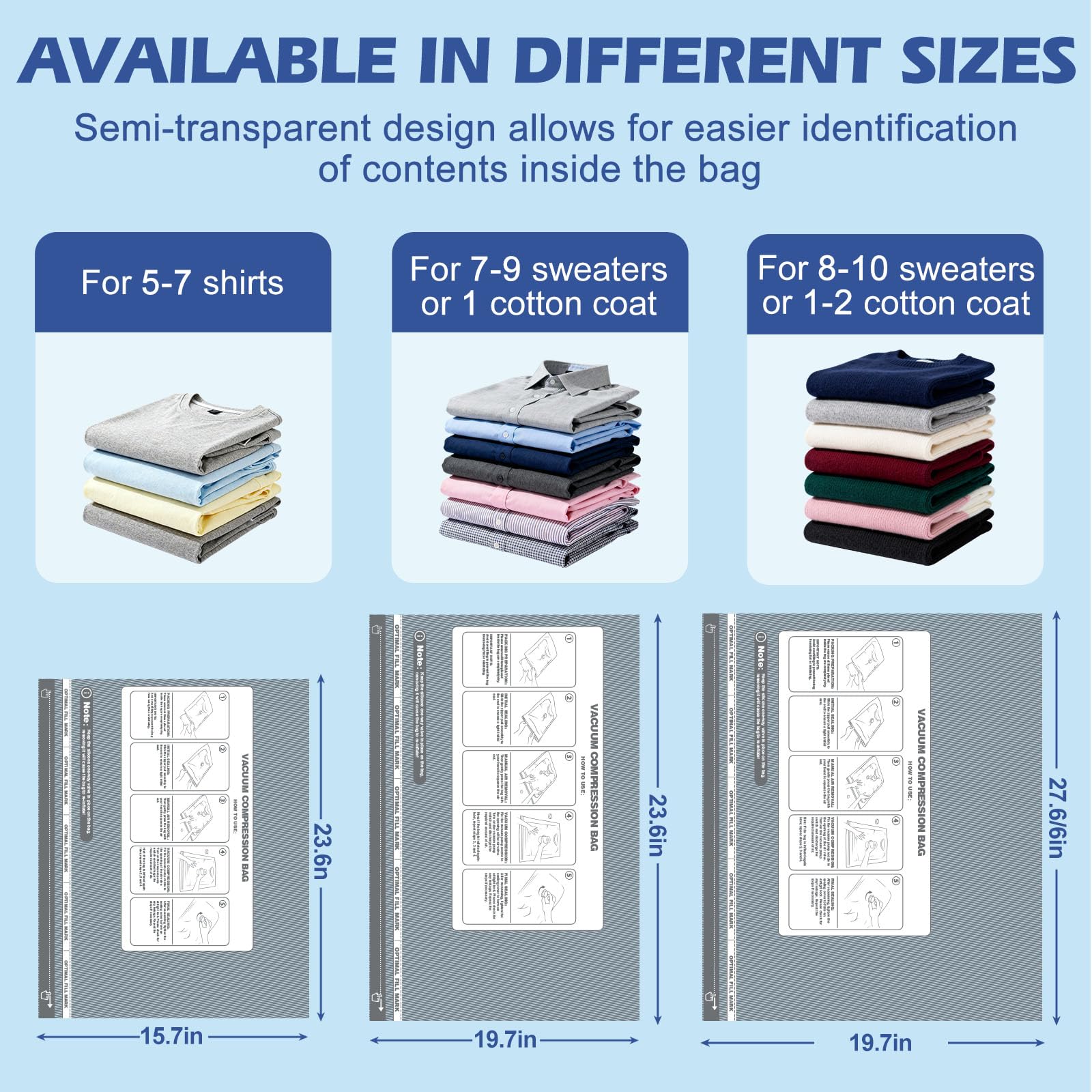 Zipper sealing design ensures quick, airtight closure on Fantictas bags.