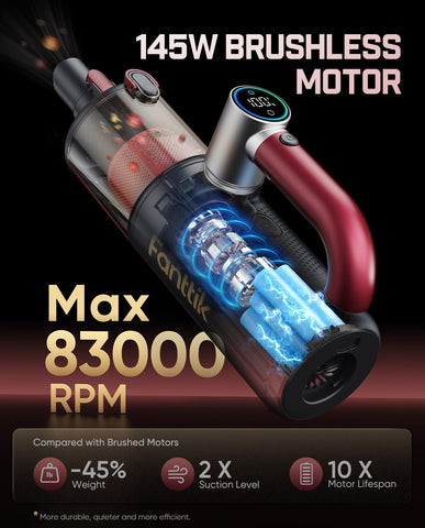 Fanttik Cruise V11 Apex three suction modes adapt to dust or debris.