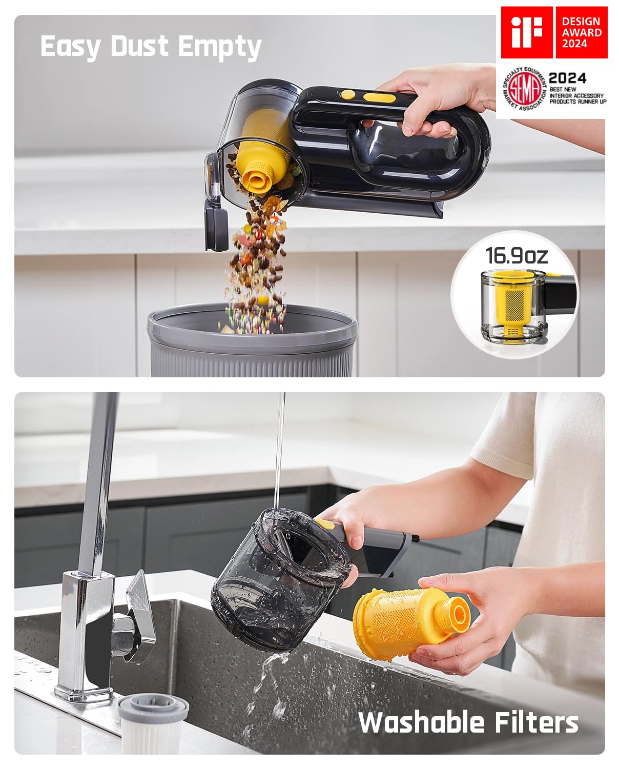 Fanttik Fold V10 Apex Pivot vacuum side door for quick debris release
