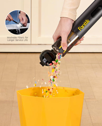 Fanttik Slim V10 APEX two-mode suction for small tasks.