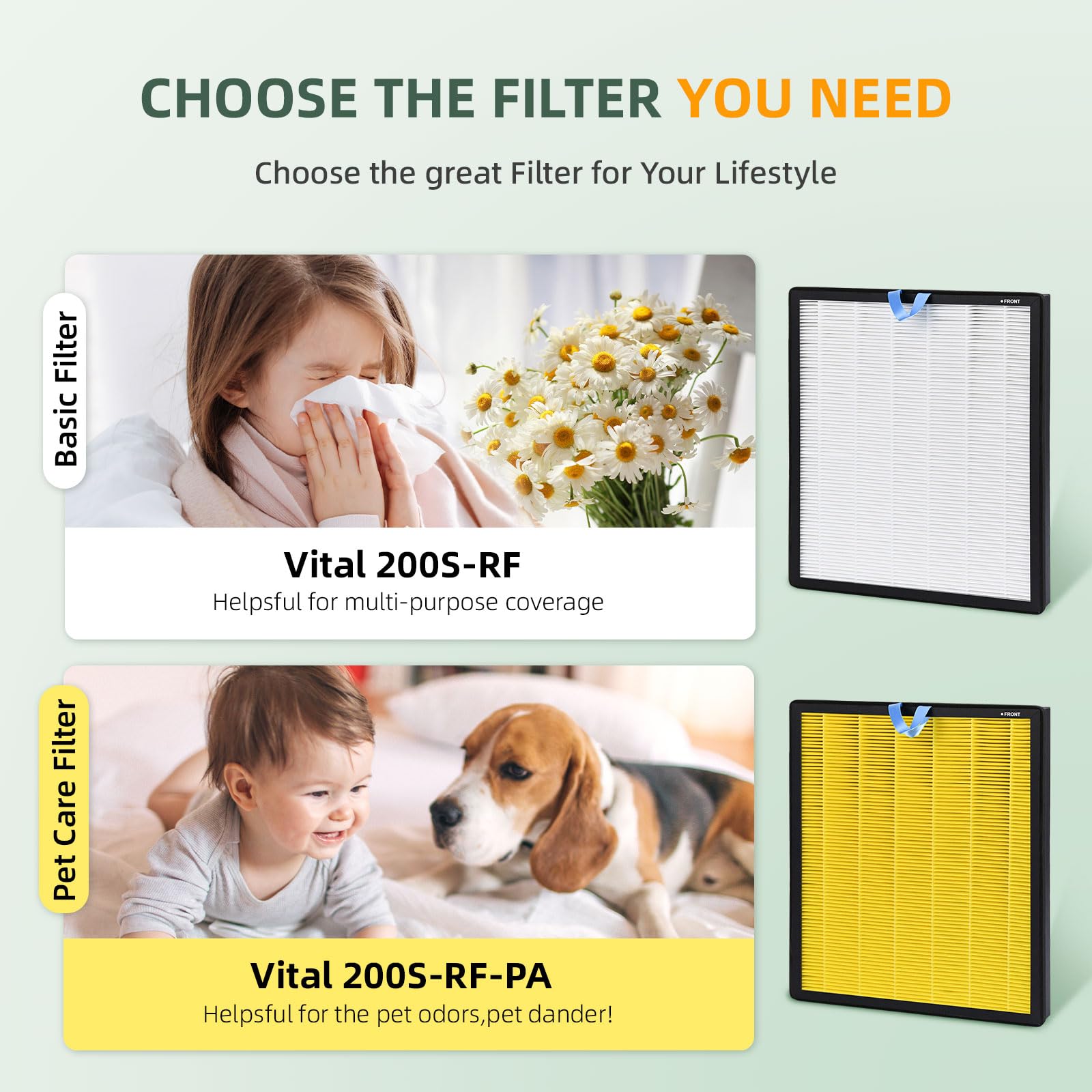 Fanulter Vital 200S replacement brush—helps keep the purifier clean during replacement.