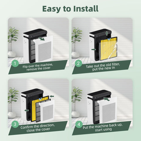 Fanulter Vital 200S in-use room—noticeable air freshness after replacement.