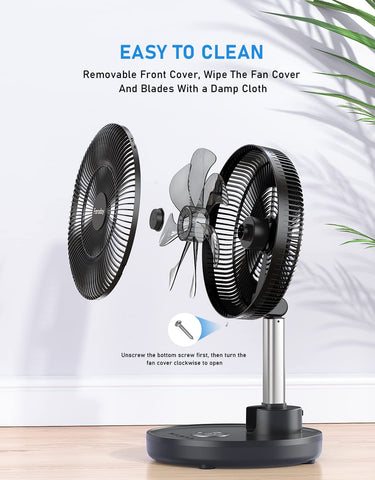 FARADAY wide oscillation ensures broad coverage across room.