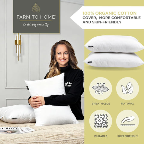 Farm To Home side-sleeper setup highlighting balanced neck support.
